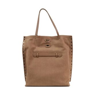 Zanellato Tote Bags, female, Beige, Size: ONE SIZE Medium Tote