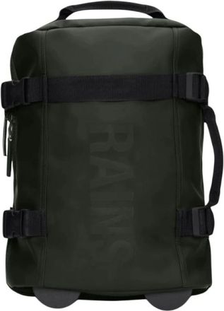 Rains Texel Cabin Bag Mini - unisex - Handbagage koffer - Groen - ONE Size - Polyester - Koffers