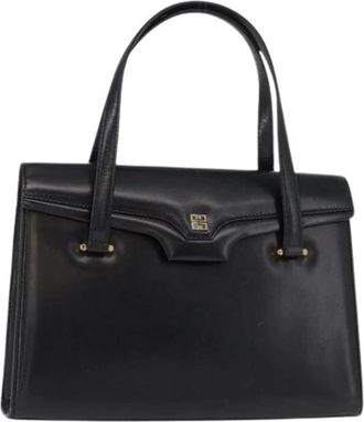 Givenchy Pre-owned Handbags, female, Black, Size: ONE SIZE Pre-owned Leather Handbag