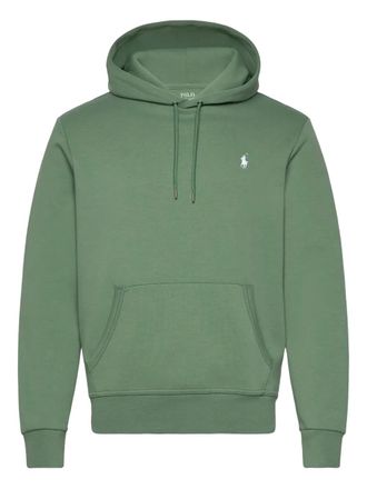 Polo Ralph Lauren logo-embroidered hoodie - men - Recycled Polyester/Recycled Polyester/Cotton/Cotton - L - Green