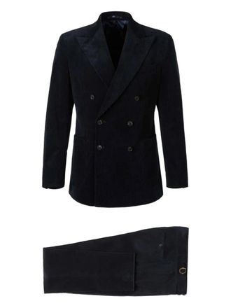 Atelier Munro double-breasted evening suit - men - Virgin Wool - 46 - Blue