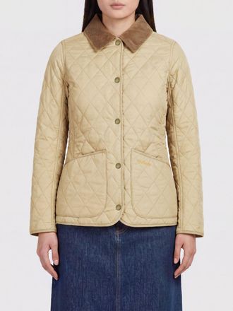 Barbour Giacca trapuntata Annadale slim fit con colletto in velluto a coste