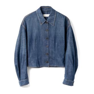 Lanvin Fitted Waist Jacket - female - Lanvin - Denim Jackets - Blue - 2XS - Jackets