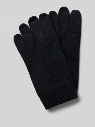 Polo Ralph Lauren Handschuhe aus Wolle mit Label-Stitching in Black, Gr&ouml;&szlig;e 1