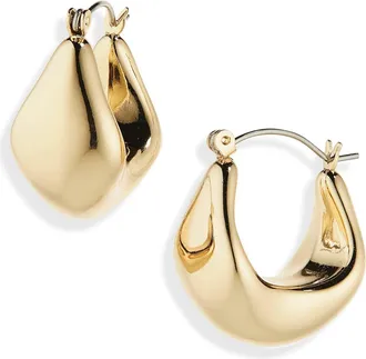 Cara Basket Hoop Earrings in Gold at Nordstrom Rack