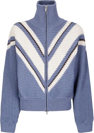 Golden Goose Cardigan con zip - Blu