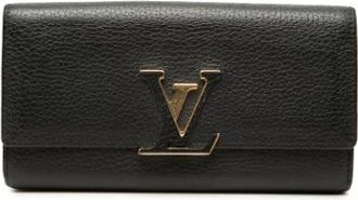 Louis Vuitton Pre-owned Long Wallet - Dames - Vintage Accessoires - Zwart - ONE Size - Vintage