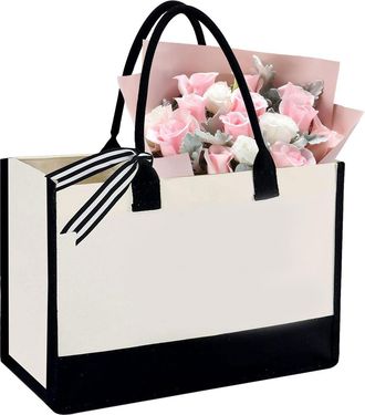 Generic Purses for Women,Canvas Lightweight Reusable Handbag,Womens Shoulder Handbags - for Friends Adults Men Work Travel Shopping Commute Gathering Daily