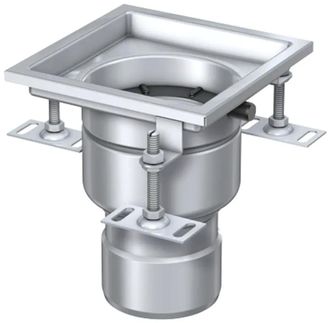 Aco Aco Sumidero Compacto Variant Cr Dn100/90 Grad/1,7l/s/v2a/marco 200x200, 9519.00.10