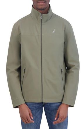 Nautica Lightweight Stretch Water Resistant Golf Jacket in Dusty Olive at Nordstrom, Size Xx-Large