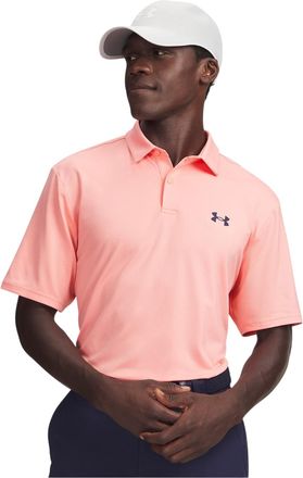 Under Armour Ademend sportpoloshirt voor heren (Roze)