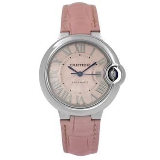 Cartier Pre-owned Cartier Ballon Bleu De Cartier Pink Dial Ladies Watch WSBB0002