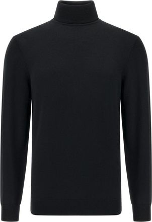 Boggi Milano Truien & Vesten, Heren, Zwart, S, Wol, Merinowol Coltrui