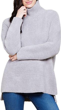 Barefoot Dreams CozyChic High-Low Pullover in Dove Gray at Nordstrom Rack, Size X-Small