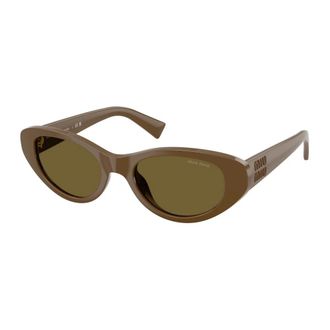 Miu Miu MU C03Su Zonnebril - Dames - Accessoires - Bruin - Maat: 51 MM Zijde