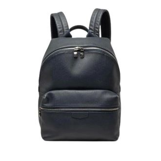 Louis Vuitton Pre-owned Taiga Discovery Backpack PM - Heren - Pre-owned - Blauw - Maat: ONE Size Leer
