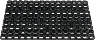 OEM Felpudo Anillos Abiertos Caucho Negro L800xw1200xs22mm