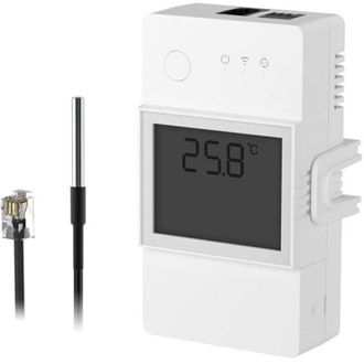 OEM Interruptor Inteligente Wifi Th Elite 20a Con Sensor Ds18b20 Para Control De Temperatura
