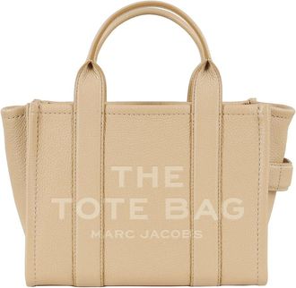 Marc Jacobs The Leather Small Tote bag - Dames - Shoppers - Beige - ONE Size - Leer - Tassen