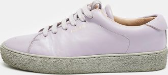 Axel Arigato Purple Leather Lace Up Sneakers