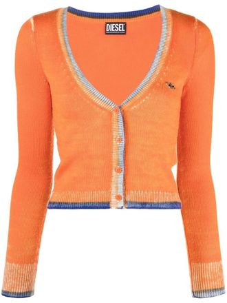 Diesel Vest met V-hals - Oranje