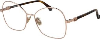 Max Mara Rose Gold Metal Glasses Womens (Frames)