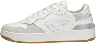 HUB Smash L68 - Heren - Sneakers - Wit - 44 EU - Katoen - Schoenen