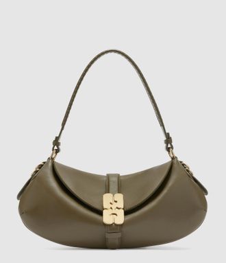 Ganni Sac B-Kat Butter Military Olive