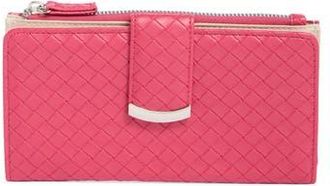 Mundi Lottie Woven Wallet in Hot Pink at Nordstrom Rack