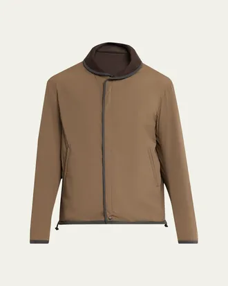 Sease Mens Jibset Packable Water-Repellent Reversible Jacket