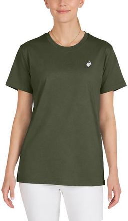 Dalix Womens Ghost Mode Jersey Relaxed Tee in Military Green at Nordstrom, Size Xx-Large