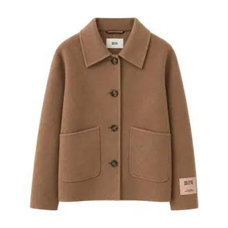 SOLOTRE Jassen, Dames, Bruin, 2Xl, Lichtgewicht Jas