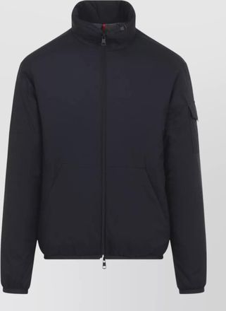 Moncler breezes jacket high collar elastic cuffs