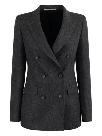 Tagliatore double-breasted jacket - Grey