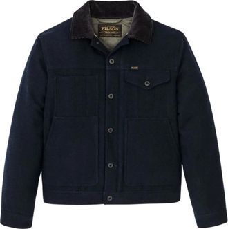 Filson Giacca con colletto a coste - Blu
