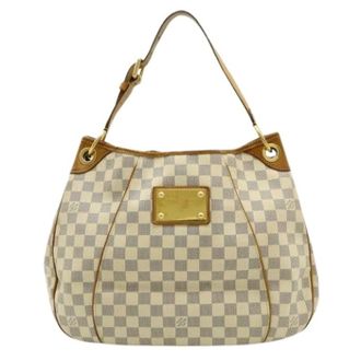 Louis Vuitton Pre-owned Shoulder Bags, female, Beige, Size: ONE SIZE Pre-owned Damier Azur Shoulder Tote