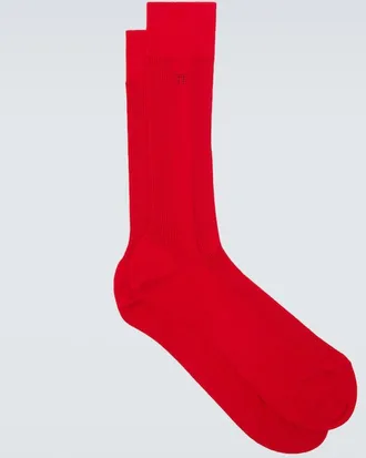 Tom Ford Ribbed-knit cotton socks