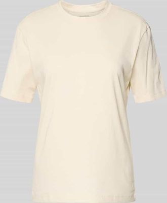 Jake*s Casual T-Shirt aus Baumwolle mit Rundhalsausschnitt in Beige, Gr&ouml;&szlig;e XXL