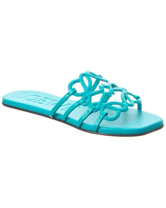 Loewe Petal Anagram Leather Sandal