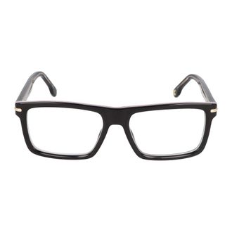 Carrera Glasses, unisex, Black, Size: 55 MM Italian Style Square Eyeglasses