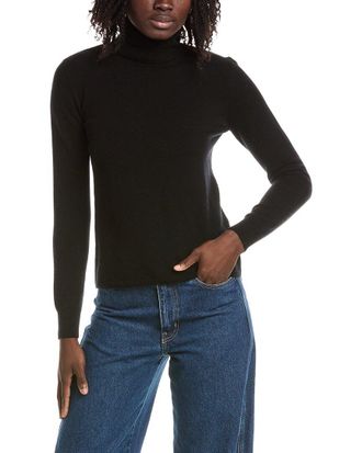 Max Mara Studio Educata Turtleneck Wool & Cashmere-Blend Sweater