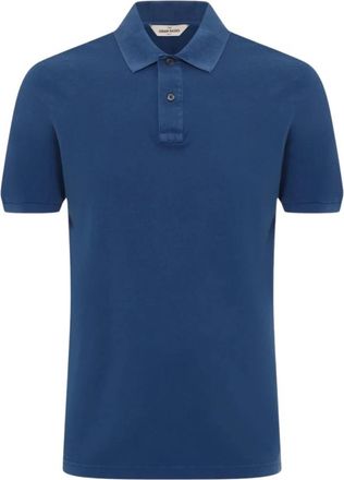 Gran Sasso Polo Shirts - Heren - Polos - Blauw - 2XL - Tops