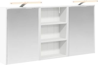 vidaXL Juego De Muebles De Ba&ntilde;o 3 Uds. 126 X 16 X 62.5 Cm Vidaxl