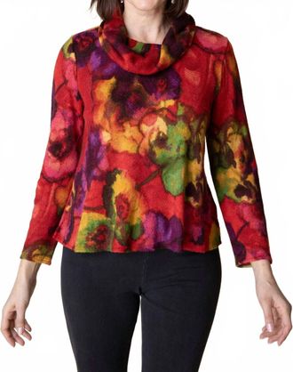 Habitat Cowl Neck Top In Apple