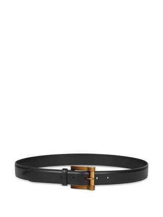 Etro leather belt - women - CALFSKIN - 95 - Black