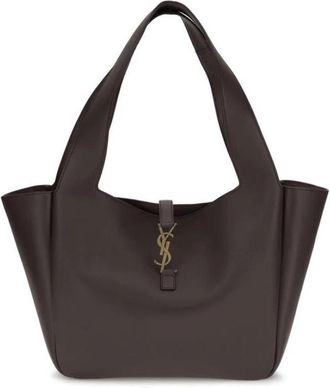 Saint Laurent Le 5 &agrave; 7 Schoudertas - Dames - Shoppers - Bruin - ONE Size - Leer - Tassen