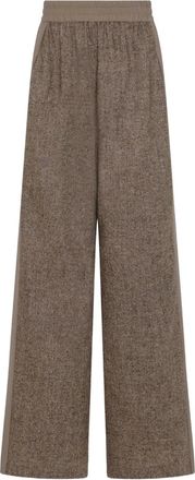 Rosetta Getty Pantaloni in tweed - Marrone