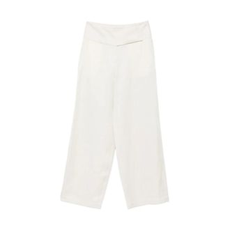 Alysi Wide Trousers, female, White, Size: M Wide Trousers
