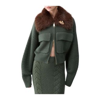 Liu Jo Bomber Jacket - - Jackets - Donna - Verde - S