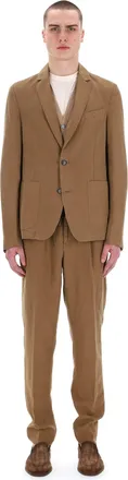 Officine G&eacute;n&eacute;rale Nehemiah Model Fluid Lyocell-Linen Jacket